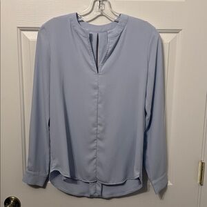 Ann Taylor Soft Blue Blouse